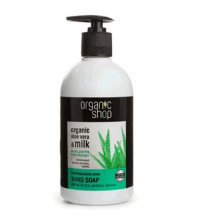 organic shop / мыло жидкое барбадосское алоэ