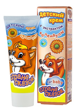 "Страна сказок" / Крем детский «С экстрактом календулы»