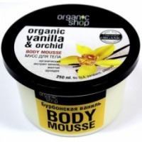 organic shop / мусс для тела бурбонская ваниль