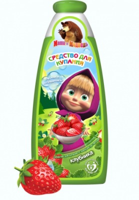 "Маша и Медведь" / Средство для купания от макушки до пяточек Клубника