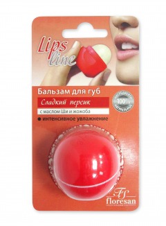 Floresan / Бальзам для губ "Сладкий персик"