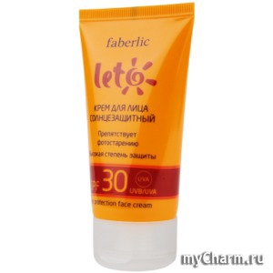 Faberlic / Крем для лица солнцезащитный SPF 30 серии LETO