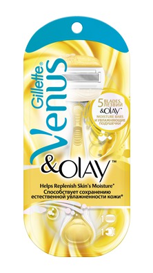 Venus / Бритва со сменными кассетами & Olay ванильный крем
