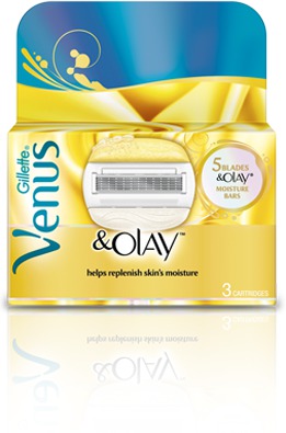 Venus / Сменные кассеты для бритвы & Olay с ароматом ванильного крема