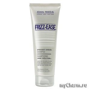 John Frieda / Разглаживающий шампунь для волнистых, вьющихся и непослушных волос Straight Ahead