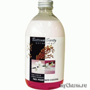 Bettina Barty / Двухфазный коктейль для ванны ''Рисовое молочко и вишневый цвет''