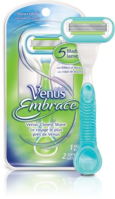 Venus / Бритва со сменными кассетами Embrace в зеленом цвете