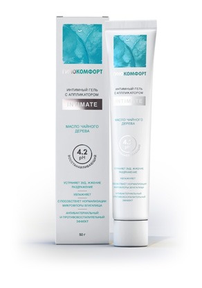 "Гинокомфорт" / интимный гель восстанавливающий INTIMATE