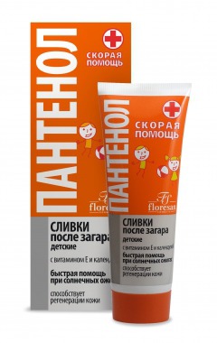Floresan / Детские сливки после загара «Пантенол скорая помощь»