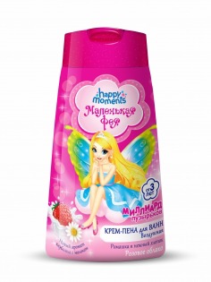 "Маленькая фея" / Воздушная крем-пена для ванн «Розовое облако»