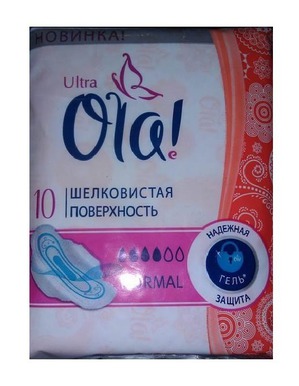 Ola! / Прокладки женские гигиенические ультратонкие для нормальных выделений с шелковистой поверхностью