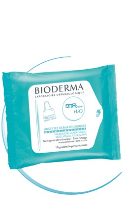 Bioderma /   ABCDerm H2O Lingettes Dermatologiques