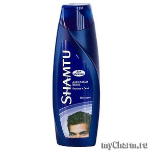 Shamtu / Шампунь для мужчин "Густота и сила" для ослабленных волос