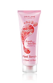 Oriflame /    feet up fresh berries raspberry foot scrub