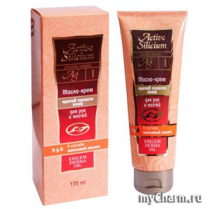 "Венец Сибири" / Масло-крем для рук и ногтей «Активный кремний»