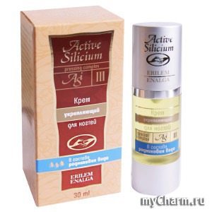 "Венец Сибири" / Крем для ногтей укрепляющий «Активный кремний»