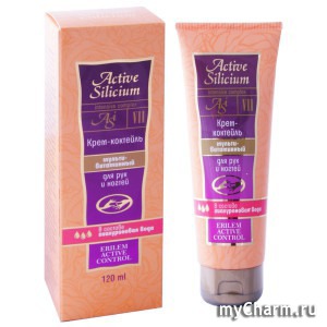 "Венец Сибири" / Крем – коктейль для рук и ногтей мультивитаминный «Активный кремний»