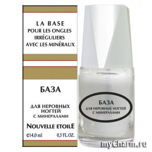 "Новая Заря" / База для неровных ногтей с минералами