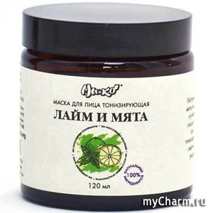 "Ми&Ко" / Маска для лица тонизирующая Лайм и Мята