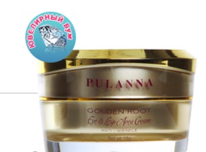 PULANNA / Восстанавливающий крем для контура век и губ Серия на основе Золотого корня
