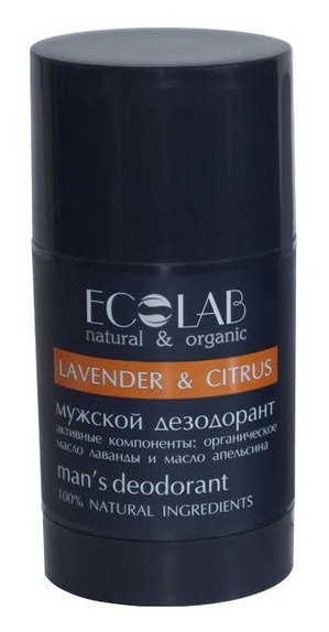Ecolab /   natural & organic mans deodorant "Lavender & citrus"