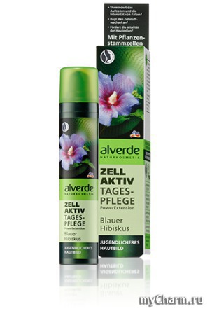 Alverde / Крем для лица Zell Aktiv Tages-Pflege Blauer Hibiskus