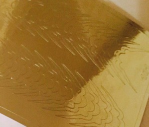 "Черная пантера" / Металлизированные наклейки для ногтей Наклейки металлик - золото/серебо