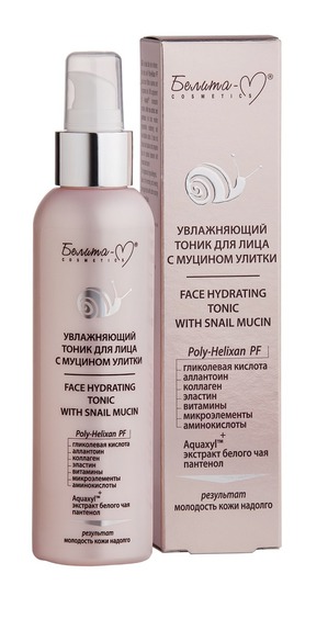 "-" /    Face hudrating tonic with snail musin