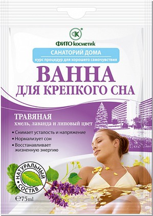 "Fitокосметик" / Ванна "Санаторий дома" - "Для крепкого сна" травяная