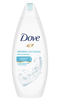 DOVE / Крем-гель для душа Легкость кислорода