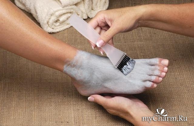 Лечение глиной кожи ног