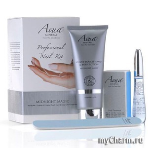 Aqua mineral / Набор для ухода за ногтями Midnight magic nail kit