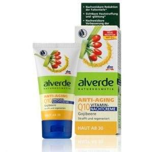 Alverde /   Nachtcreme Anti-Aging Vitamin Gojibeere