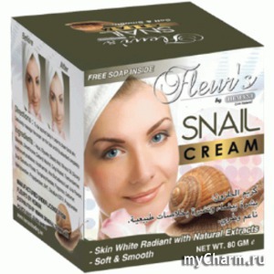 Hemani / Крем для лица с экстрактом слизи улиток Fleur's Snail Cream
