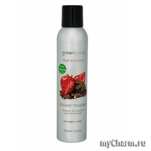 greenland / ���� ��� ���� Shower mousse strawberry-anise