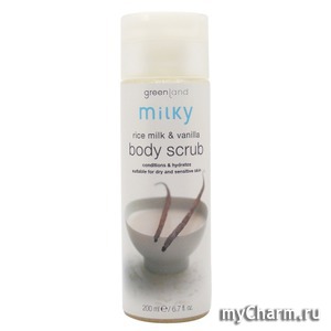 greenland /    body scrub rice milk&vanilla