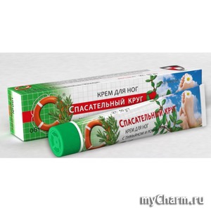 "Спасательный круг" / Крем для ног антисептический с тимьяном и розмарином