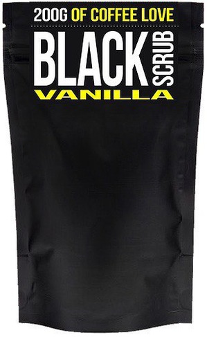 Black scrub /  vanilla