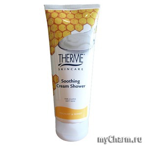 THERME / Увлажняющий крем-гель для душа Soothing Cream Shower Yoghurt & Honey