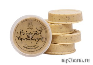 "Мыловаров" / Очищающая массажная плитка "Виноградная омолаживающая"