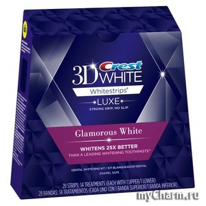 Crest /   3D white Whitestrips glamorous white