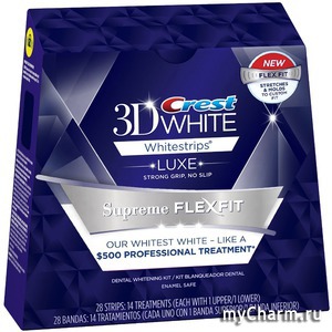Crest /   3D white whitestrips supreme flexfit
