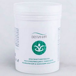 "Велиния" / Альгинатная маска расслабляющая с лавандой, розмарином и конским каштаном
