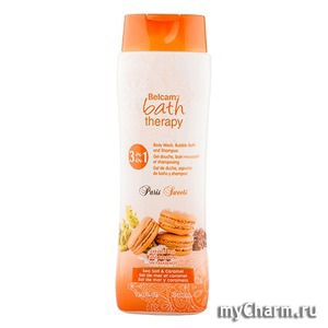 Belcam /   ,   ,    -31 Bath Therapy Paris Sweets Body Wach,bubble bath and shampoo 3 in 1 "Sea salt & caramel"