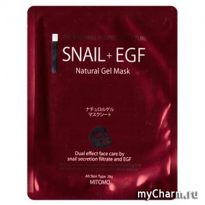 Mitomo /    Snail + EGF Natural Gel Mask