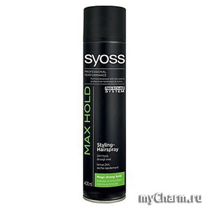 Syoss /    Max Hold hairspray mega strong