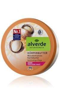 Alverde /    Korperbutter Macadamianuss Karitebutter