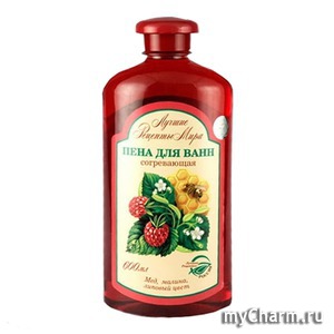 "Лучшие рецепты мира" / Пена для ванн "Согревающая" мед, малина, липовый цвет