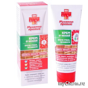 "Венец Сибири" / Крем для ног Крем от мозолей, против грибка и потливости "Мухомор против"
