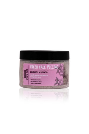 Tasha / Скраб для лица Fresh Face Peeling Имбирь и уголь серия Beauty Cafe